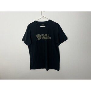 Fjallraven Men’s Black Short Sleeve Logo Shirt Size XL